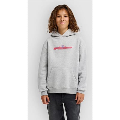 Quiksilver Graphic Hoodie Grijs 12 Years Jongen