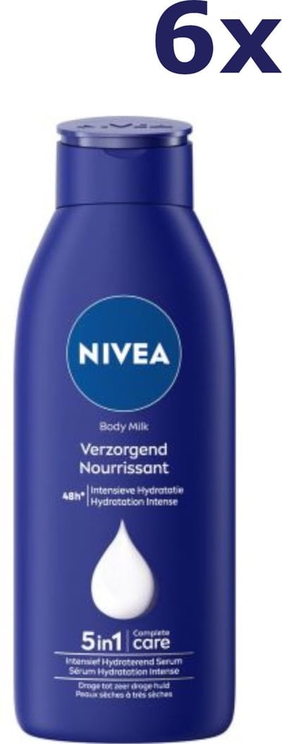 6x Nivea Bodymilk - Original 400 ml