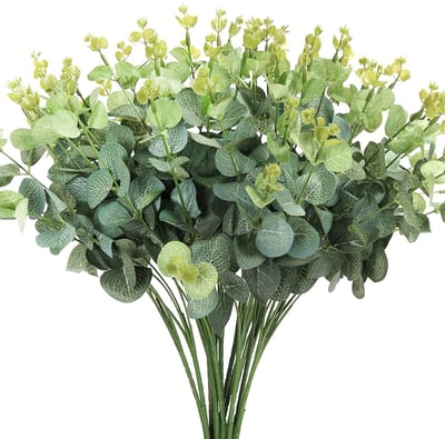 Unyqoos ® Kunstmatige Eucalyptus Decoratie Set voor Binnen en Buiten - Perfect voor Bruiloften en Meer