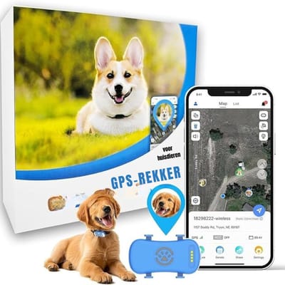 Core® GPS Tracker hond - GPS Tracker - GPS Trackers - Blauw - 11cm x 11cm x 5cm