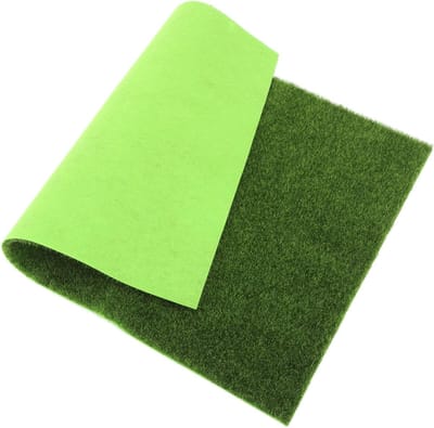 Kunstgrasmat - Decoratief gras - Buitendecoratie - Levensecht uiterlijk - 69x49cm - Groen