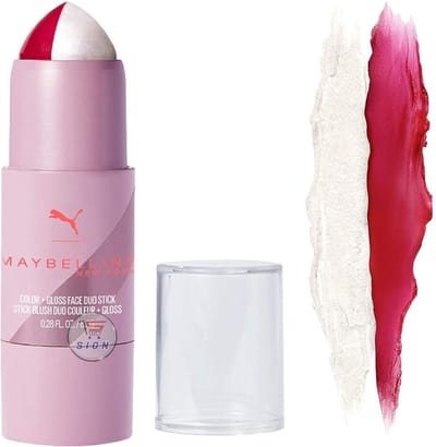 Maybelline Puma Color & Gloss Duo Face Stick - 07 Hustle Burn
