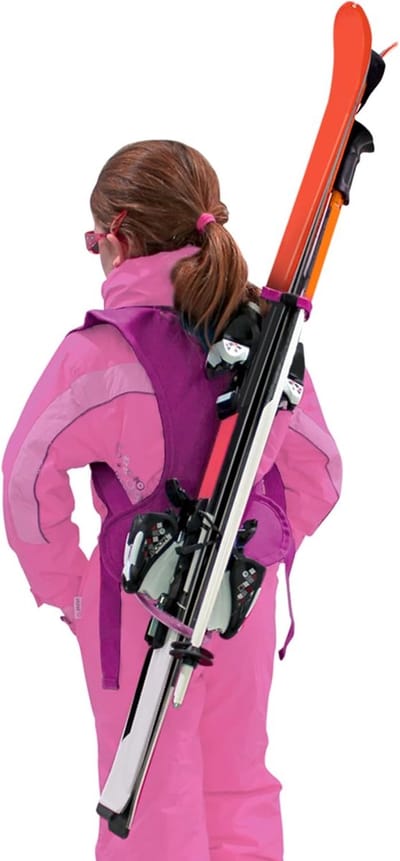 Skidrager voor Kinderen Rugzak Stijl Eenvoudig Skis en Stokken Vervoeren