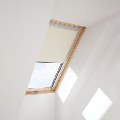Dakraam Verduisterend Rolgordijn voor op VELUX SK06, *Beige*