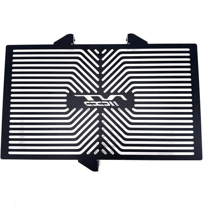 Radiatorbeschermer Motor - Grille Guard - Motoronderhoud - Roestvrij staal - 1 stuk - Zwart