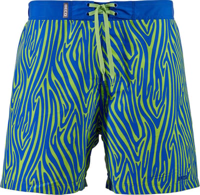 BECO zebra vibes zwemshorts - blauw/groen - maat XL