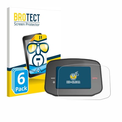 BROTECT - Screenprotector voor PowaKaddy CT8 GPS - Folie Beschermfolie transparant 6 Stuks