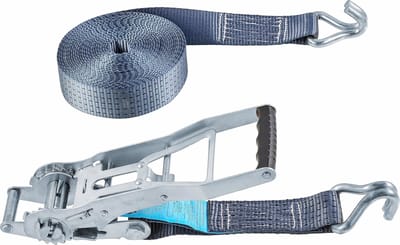Sjorband Tweedelig - Spanband Ratel - Lading Zekeren - 5000 kg Belastbaar - 8m x 50mm - Donkerblauw