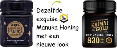 MANUKA HONING (MGO ≥ 829 =) UMF® 20+ 250gr / KAIMAI GOLD