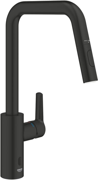 GROHE Start Keukenmengkraan - Hybride (Infrarood) - Contactloze of Manuele Bediening - Matte Black