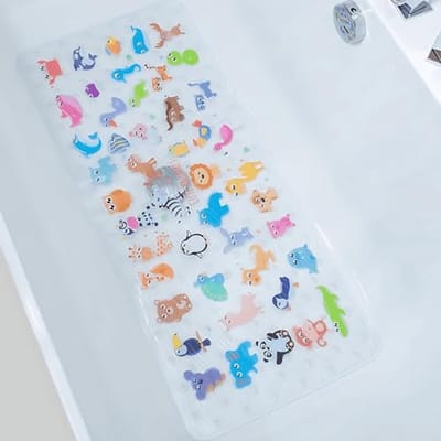 Antislip Cartoon Badmat 90 x 40 cm - Veiligheid en Comfort voor Kinderen