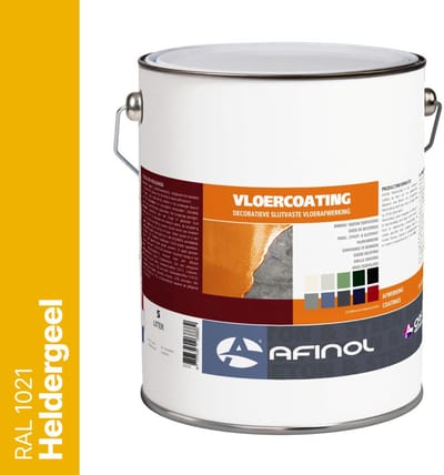 Afinol Vloercoating Heldergeel (RAL 1021) 5 liter