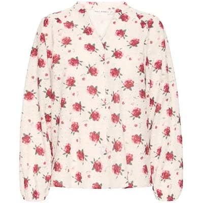 Damesblouse met lange mouwen Pulz Jeans Willa