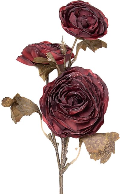 Clayre & Eef Kunstbloem 70 cm Rood Kunststof