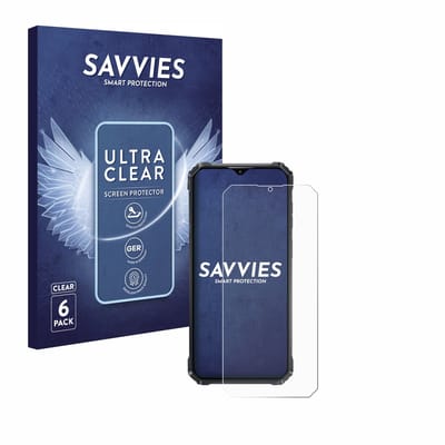 Savvies - Screenprotector voor Oukitel WP36 - Folie Beschermfolie transparant 6 Stuks