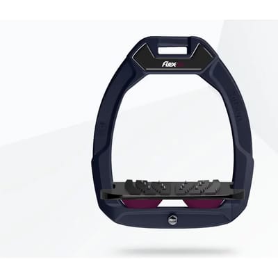 Veiligheidspaardrijstijgers Inclinatie Ultra Grip Blauw/Zwart/Paars Flex-On Safe-On