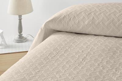 Bedspreien Bouti - Sprei Dekbed - Slaapkamer Decoratie - Zacht Microvezel - 200 x 260 cm - Beige
