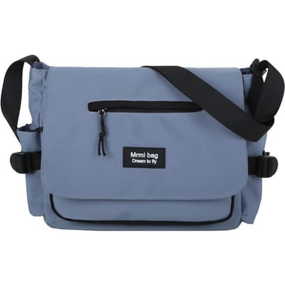 One Shoulder Crossbody Tas voor Les Casual Rugzak Japanse Tas Vrouwelijk Harajuku Retro Posttas Schooltas gray