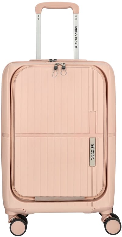 Enrico Benetti Tokyo Handbagage Laptop Business Koffer - 55 cm - 38,5 liter - TSA Slot - Misty Pink