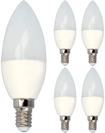 LED line LITE LED Kaarslamp C37 E14 - 6W (vervangt 40W) - 522lm - Ø37mm - 230V - Energiezuinig - 5 stuks