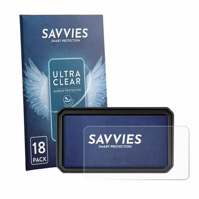 Savvies - Screenprotector voor WonVon Motorrad Carplay 7" Pro - Folie Beschermfolie transparant 18 Stuks