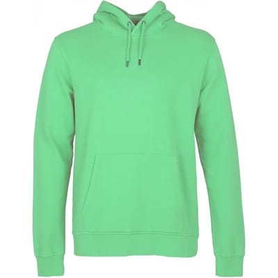 Hooded sweatshirt Colorful Standard Classic Organic spring green