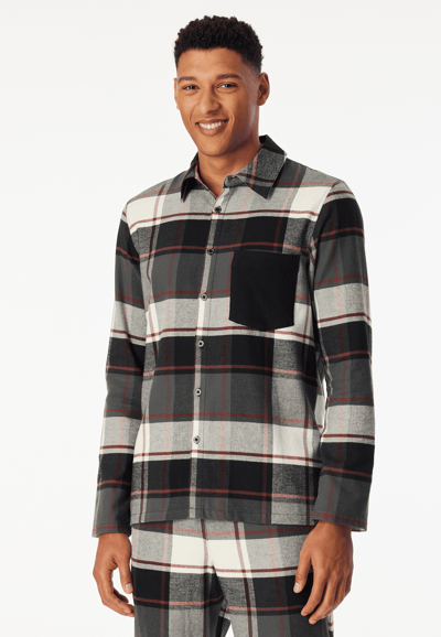 Overhemd lange mouwen flanel ruitjes multicolour - Mix+ Relax 50