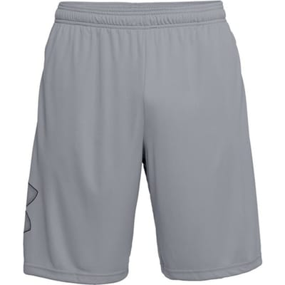 Under Armour Heren-Tech Shorts (Staal Grijs/Zwart)