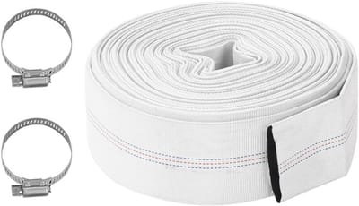 Brandslang - Waterslang Pompslang - Water Transport - Hoge Druk Bestendig - 30 Meter Lengte - Wit