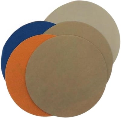Schuurschijven Klittenband - Schuurpapier Rond - Oppervlakken Glad Maken - Nat en Droog Gebruik - 180 mm - Grijs