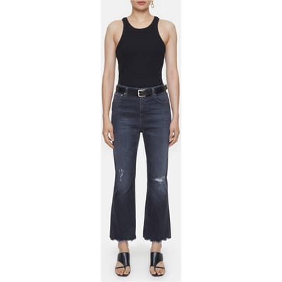 Closed Hi-sun Jeans Dark Grey Maat: W30 | Straight Jeans Outlet | Dames | Grijs