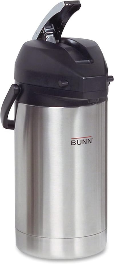 Lever-Action Airpot 3.0 Liter Roestvrij Staal voor Warme Dranken