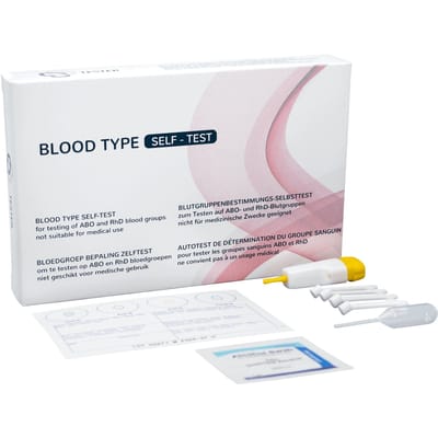 De Medische Tester - Bloedgroep Test - Zelftest - Bloedgroep Bepaling