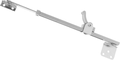 Raamstok - Raamhouder - Kozijn Stabiliseren - Traploos Verstelbaar - 24 cm - Zilverkleurig
