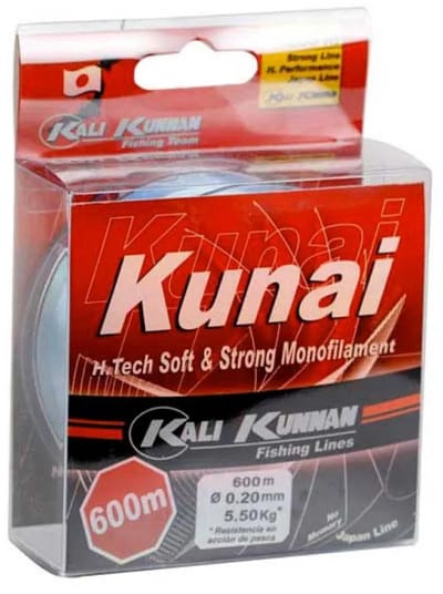 Kali Kunnan Kunai Monofilament 600 M Transparant 0.200 mm