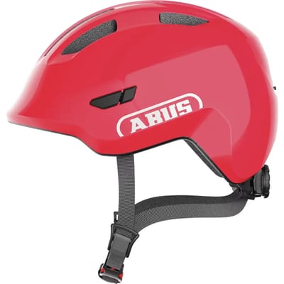 Fietshelm ABUS SMILEY 3.0 shiny red M - 50-55 cm - rood - Geschikt voor gebruik op kinderfietsen - 240 g