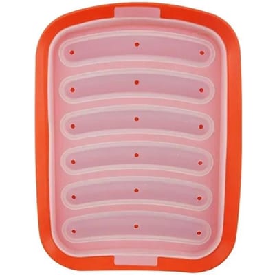 Siliconen Hotdog Worst Vorm Ham Worst Vorm Zelfgemaakt Doe-het-zelf Babyvoedingssupplement Ei Worst Doos Siliconen Vorm Bakgereedschap