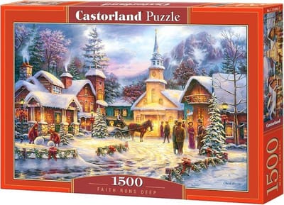 Castorland Faith Runs Deep – Puzzel – 1.500 stukjes – Satijnen afwerking – Perfecte pasvorm – Europese kwaliteit