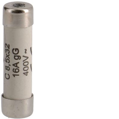 Hager Cilindrische Zekering 16A 400V AC 8.5x32mm - L8532C16 [10 Stuks]