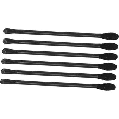 100 stuks 2 in 1 Wattenstaafjes Zachte Oorlepel Katoenen Wattenstaafjes voor Thuis Make-up Baby Schoon black