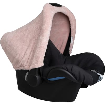 Baby's Only Autostoel zonnekap - Zonnescherm Maxi Cosi 0+ Cozy - Gemaakt van teddystof - Oud Roze