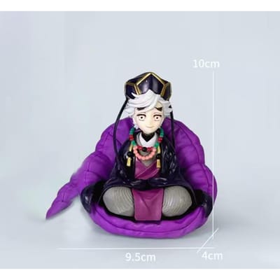/Anime Demon Slayer Douma Premium Chokonose Noodle Stopper Anime Model Actiefiguren Set PVC Model Speelgoed Perfect Cadeau purple