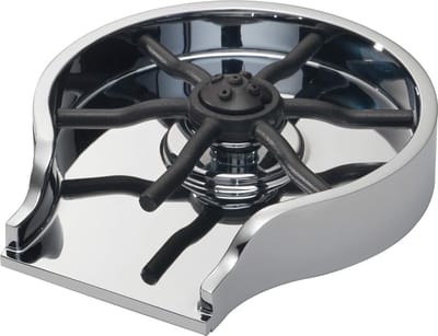 Gootsteenkraan Accessoire - Spoelbak Reiniger - Snel Glazen Spoelen - Krachtige Waterstralen - Standaard - Chroom
