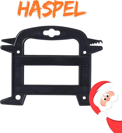 Haspel Kerstverlichting - Kerstversiering - Haspel Kerstverlichting - Kerst lampjes - Kersthaspel - Kerst verlichting houder - Kerst Haspel - Kerst Opruimen - Haspel leeg