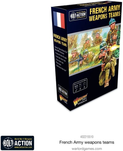French Army weapons teams (Bolt action nieuw)