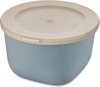 Vershouddoos, Kom met Deksel, 1 L, Natuur Bloemen Blauw, Organic Bio-Circular - Koziol | Connect Box