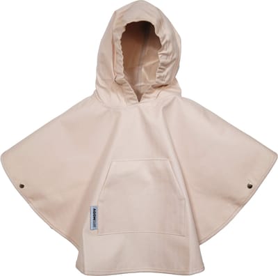 AeroMoov Regenponcho - 9-36 Maanden - van Baby tot Peuter - voor Autostoel & Kinderwagen - Waterdicht & Lichtgewicht - Chevron Cream