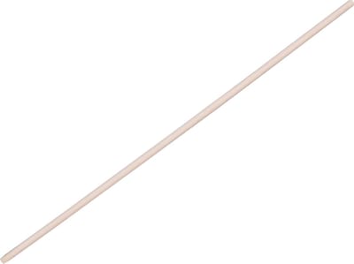 Buemag Bezemsteel universeel - hout - 120 cm - D24 mm - met klem-uiteinde
