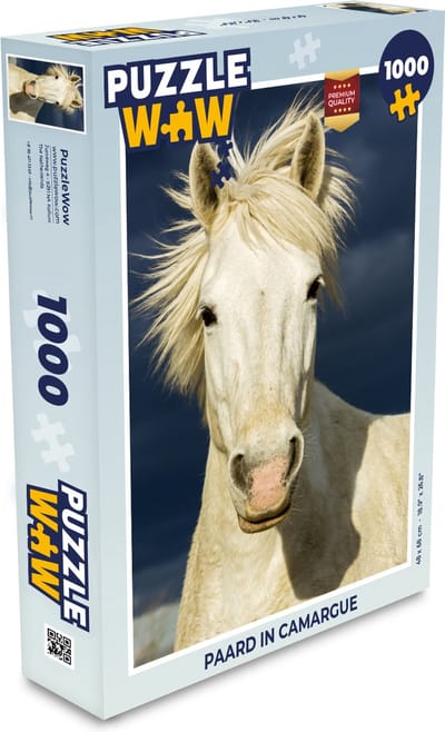 Puzzel Paard in Camargue - Legpuzzel - Puzzel 1000 stukjes volwassenen