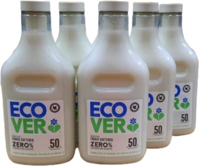 Ecover Wasverzachter Voordeelverpakking ZERO Sensitive 6 x 1,5 L - 300 Wasbeurten Gevoelige Huid